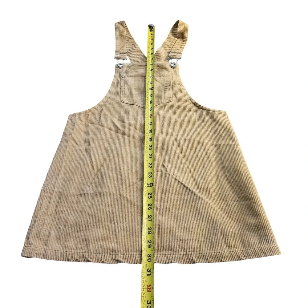 Forever 21 Corduroy‎ Overall Mini Skirt Women's Size S Tan